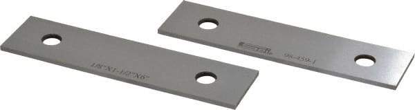 SPI - 6" Long x 1-1/2" High x 1/8" Thick, Steel Parallel - Sold as Matched Pair - Top Tool & Supply