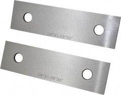 SPI - 6" Long x 1-5/8" High x 1/8" Thick, Steel Parallel - Sold as Matched Pair - Top Tool & Supply