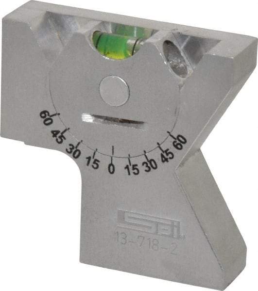 SPI - Machine Set-Up Gage Levels Minimum Adjustable Angle: 0.00 Maximum Adjustable Angle: 360.00 - Top Tool & Supply