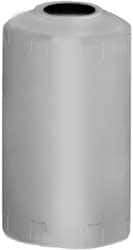 Made in USA - 100 Gallon Cylindrical Linear Polyethylene Liquid-Dispensing Tank - 64" High x 23" Diam - Top Tool & Supply