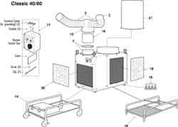 MovinCool - Air Conditioner Stand Kit - For Use with Classic 40 - Top Tool & Supply