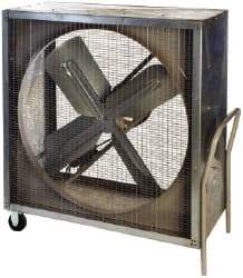 Airmaster - 36" Blade, Belt Drive, 1/2 hp, 9,230 CFM, Cabinet Fan Blower Fan - 115 Volts, 1 Speed, Single Phase - Top Tool & Supply