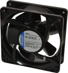 EBM Papst - 230 Volts, AC, 106 CFM, Square Tube Axial Fan - 0.08 Amp Rating, 119mm High x 119mm Wide x 1-1/2" Deep - Top Tool & Supply