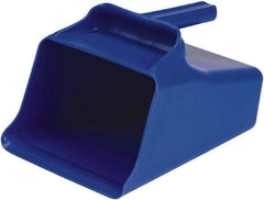 Remco - 128 oz Blue Polypropylene Flat Bottom Scoop - 8.7" Wide x 6.7" Deep Bowl, 11" OAL - Top Tool & Supply