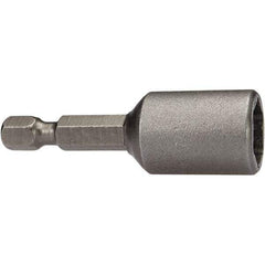 Apex - 5/16" Hex Screwdriver Bit - 1/4" Drive, 1-3/4" OAL - Top Tool & Supply