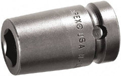 Apex - 1/4" Drive, 1/4" Socket, Square Drive Socket - 6 Points, 7/8" OAL - Top Tool & Supply