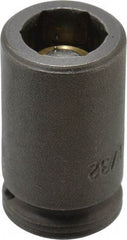 Apex - 1/4" Drive 11/32" Magnetic Impact Socket - 6 Points, 1" OAL - Top Tool & Supply