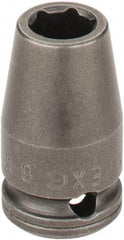 Apex - 1/4" Drive 6mm Standard Impact Socket - 6 Points, 7/8" OAL - Top Tool & Supply