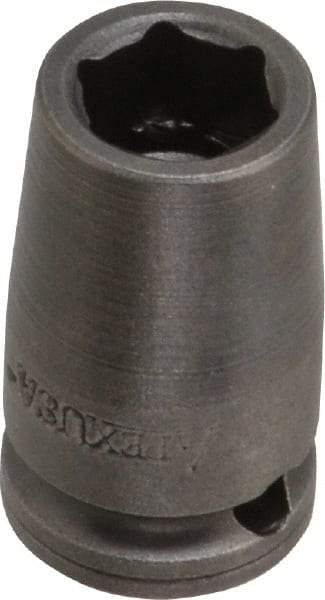 Apex - 1/4" Drive 7mm Standard Impact Socket - 6 Points, 7/8" OAL - Top Tool & Supply