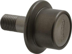 Osborn International - 1" Roller Diam x 25/32" Width, 7/16" Stud Diam x 1" Length, Flanged Concentric Stud Load Runner - Steel, 1/2" Thread Length, 7/16-20 Thread, 1-25/32" OAL, 225 Lb Dynamic Cap - Top Tool & Supply