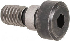 Holo-Krome - 3/8" Shoulder Diam x 1/4" Shoulder Length, 5/16-18 UNRC, Hex Socket Shoulder Screw - 4140 Alloy Steel, Uncoated, 1/4" Head Height x 9/16" Head Diam - Top Tool & Supply