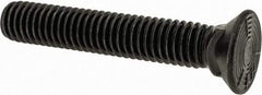 Value Collection - 3/8-16 UNC, 2-1/4" OAL, Steel Plow Bolt - Uncoated, Grade 5 - Top Tool & Supply