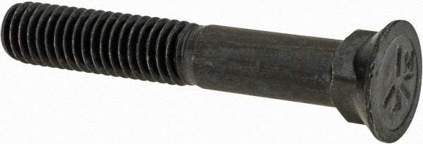 Value Collection - 3/8-16 UNC, 2-1/2" OAL, Steel Plow Bolt - Uncoated, Grade 5 - Top Tool & Supply