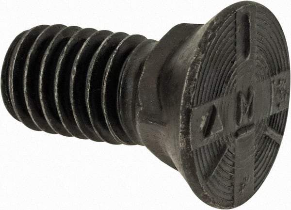 Value Collection - 7/16-14 UNC, 1" OAL, Steel Plow Bolt - Uncoated, Grade 5 - Top Tool & Supply