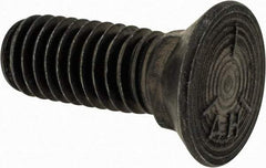 Value Collection - 7/16-14 UNC, 1-1/4" OAL, Steel Plow Bolt - Uncoated, Grade 5 - Top Tool & Supply