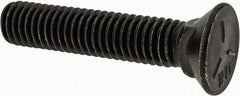 Value Collection - 7/16-14 UNC, 2-1/4" OAL, Steel Plow Bolt - Uncoated, Grade 5 - Top Tool & Supply