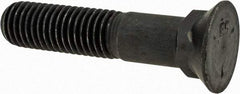 Value Collection - 5/8-11 UNC, 3" OAL, Steel Plow Bolt - Uncoated, Grade 5 - Top Tool & Supply