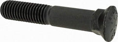 Value Collection - 5/8-11 UNC, 3-1/2" OAL, Alloy Steel Plow Bolt - Uncoated, Grade 8 - Top Tool & Supply