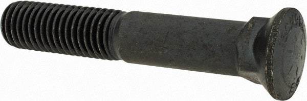 Value Collection - 5/8-11 UNC, 3-3/4" OAL, Alloy Steel Plow Bolt - Uncoated, Grade 8 - Top Tool & Supply