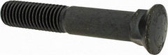 Value Collection - 5/8-11 UNC, 3-3/4" OAL, Alloy Steel Plow Bolt - Uncoated, Grade 8 - Top Tool & Supply