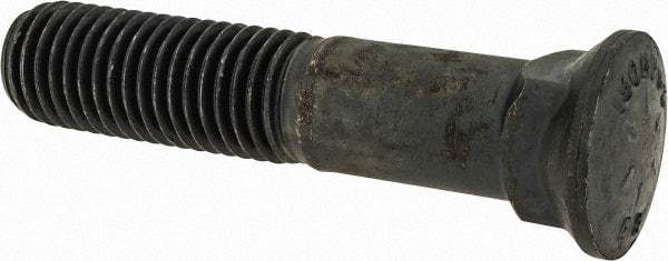 Value Collection - 3/4-10 UNC, 3-3/4" OAL, Alloy Steel Plow Bolt - Uncoated, Grade 8 - Top Tool & Supply