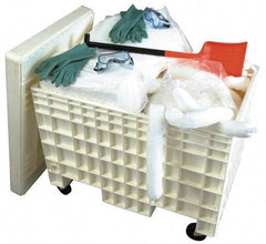 PRO-SAFE - Oil Only Spill Kit - HDPE Mobile Spill Cart - Top Tool & Supply