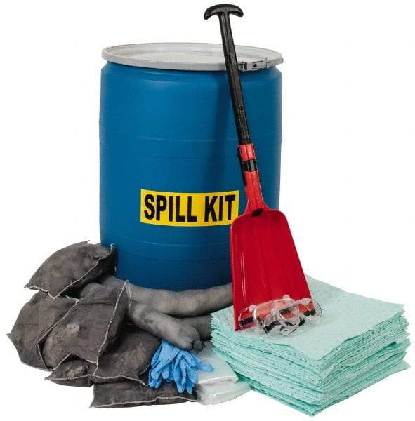 PRO-SAFE - Universal Spill Kit - 55 Gal Polypropylene Drum - Top Tool & Supply