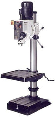 Jet - 20" Swing, Geared Head Drill Press - 12 Speed, 2 hp, Three Phase - Top Tool & Supply