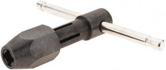 Irwin - 1/4 to 1/2" Tap Capacity, T Handle Tap Wrench - 5-1/4" Overall Length - Top Tool & Supply