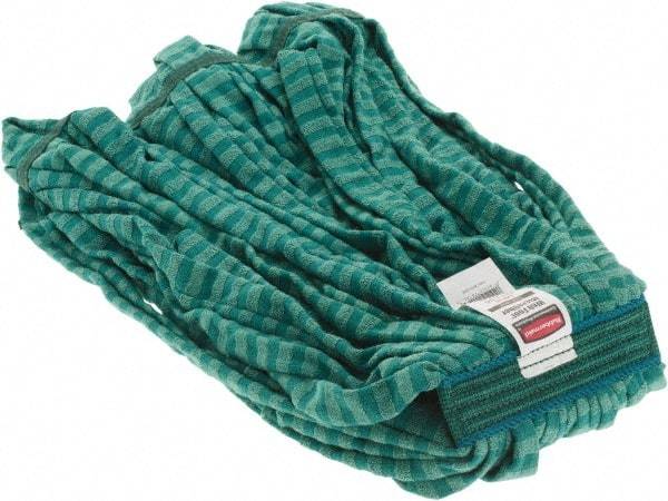 Rubbermaid - Green Head Band, Large Microfiber Mop Pad - Top Tool & Supply