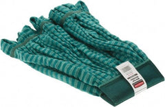 Rubbermaid - Green Head Band, Medium Microfiber Mop Pad - Top Tool & Supply