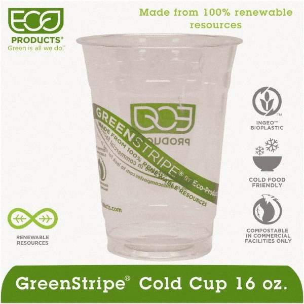 ECO PRODUCTS - Renewable & Compostable Cold Cups - 16 oz - Clear - Top Tool & Supply