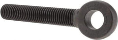 Gibraltar - 1-8, External Male Thread, Alloy Steel, Eye Hole Head, Rod End - Black Oxide Finish, 1" Shank Diam, 6" Hole Center to End, Grade 4140, 4-3/4" Thread Length - Top Tool & Supply