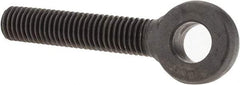 Gibraltar - 5/8-11, External Male Thread, Steel, Eye Hole Head, Rod End - Black Oxide Finish, 5/8" Shank Diam, 3-1/2" Hole Center to End, Grade C-1035 & C-1030, 1-1/4" Thread Length - Top Tool & Supply