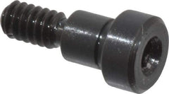 Gibraltar - 1/4" Shoulder Diam x 1/4" Shoulder Length, #10-24 UNC, Hex Socket Shoulder Screw - 1137 Steel, Black Oxide Finish, 3/16" Head Height x 3/8" Head Diam - Top Tool & Supply