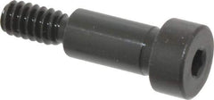 Gibraltar - 1/4" Shoulder Diam x 1/2" Shoulder Length, #10-24 UNC, Hex Socket Shoulder Screw - 1137 Steel, Black Oxide Finish, 3/16" Head Height x 3/8" Head Diam - Top Tool & Supply