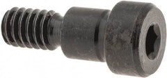 Gibraltar - 5/16" Shoulder Diam x 5/16" Shoulder Length, 1/4-20 UNC, Hex Socket Shoulder Screw - 1137 Steel, Black Oxide Finish, 7/32" Head Height x 7/16" Head Diam - Top Tool & Supply