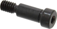 Gibraltar - 5/16" Shoulder Diam x 5/8" Shoulder Length, 1/4-20 UNC, Hex Socket Shoulder Screw - 1137 Steel, Black Oxide Finish, 7/32" Head Height x 7/16" Head Diam - Top Tool & Supply