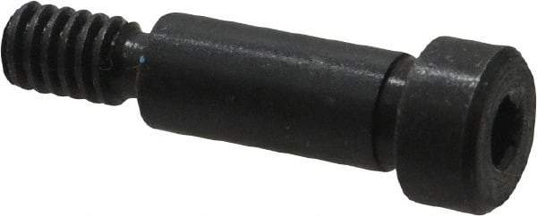 Gibraltar - 5/16" Shoulder Diam x 3/4" Shoulder Length, 1/4-20 UNC, Hex Socket Shoulder Screw - 1137 Steel, Black Oxide Finish, 7/32" Head Height x 7/16" Head Diam - Top Tool & Supply