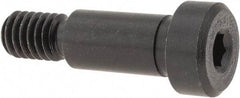 Gibraltar - 3/8" Shoulder Diam x 3/4" Shoulder Length, 5/16-18 UNC, Hex Socket Shoulder Screw - 1137 Steel, Black Oxide Finish, 1/4" Head Height x 9/16" Head Diam - Top Tool & Supply