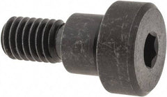 Gibraltar - 1/2" Shoulder Diam x 3/8" Shoulder Length, 3/8-16 UNC, Hex Socket Shoulder Screw - 1137 Steel, Black Oxide Finish, 5/16" Head Height x 3/4" Head Diam - Top Tool & Supply