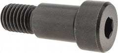 Gibraltar - 3/4" Shoulder Diam x 1" Shoulder Length, 5/8-11 UNC, Hex Socket Shoulder Screw - 1137 Steel, Black Oxide Finish, 1/2" Head Height x 1" Head Diam - Top Tool & Supply