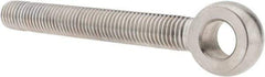 Gibraltar - 3/4-10, External Male Thread, Stainless Steel, Eye Hole Head, Rod End - Uncoated, 3/4" Shank Diam, 6" Hole Center to End, Grade 304, 5-1/8" Thread Length - Top Tool & Supply