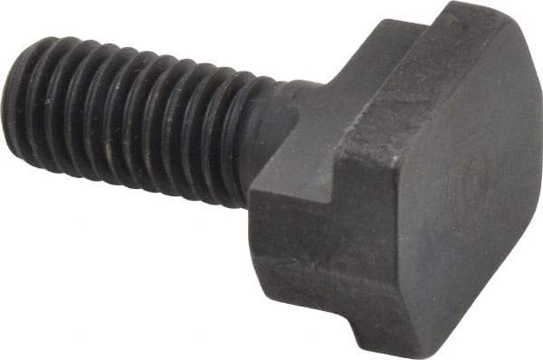 Gibraltar - 1/2-13, 1" Thread Length, 1/2" Slot Width, Black Oxide, Steel T Slot Bolt - 1-1/2" Length Under Head, Grade 5, 7/8" Head Width x 11/32" Head Height - Top Tool & Supply