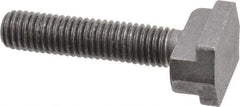 Gibraltar - 1/2-13, 2" Thread Length, 1/2" Slot Width, Black Oxide, Steel T Slot Bolt - 2-1/2" Length Under Head, Grade 5, 7/8" Head Width x 11/32" Head Height - Top Tool & Supply