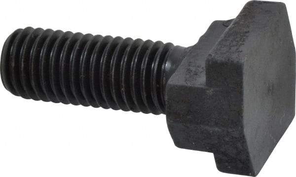 Gibraltar - 5/8-11, 1-1/2" Thread Length, 5/8" Slot Width, Black Oxide, Steel T Slot Bolt - 2" Length Under Head, Grade 5, 1-1/8" Head Width x 11/32" Head Height - Top Tool & Supply