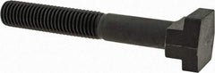 Gibraltar - 5/8-11, 2" Thread Length, 5/8" Slot Width, Black Oxide, Steel T Slot Bolt - 4-1/2" Length Under Head, Grade 5, 1-1/8" Head Width x 11/32" Head Height - Top Tool & Supply