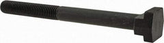 Gibraltar - 5/8-11, 3" Thread Length, 5/8" Slot Width, Black Oxide, Steel T Slot Bolt - 7" Length Under Head, Grade 5, 1-1/8" Head Width x 11/32" Head Height - Top Tool & Supply