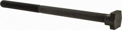 Gibraltar - 5/8-11, 4" Thread Length, 5/8" Slot Width, Black Oxide, Steel T Slot Bolt - 10" Length Under Head, Grade 5, 1-1/8" Head Width x 11/32" Head Height - Top Tool & Supply