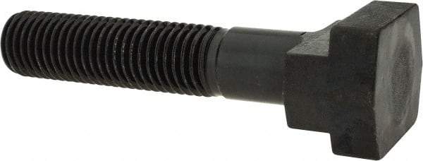 Gibraltar - 3/4-10, 2-1/2" Thread Length, 3/4" Slot Width, Black Oxide, Steel T Slot Bolt - 4" Length Under Head, Grade 5, 1-1/4" Head Width x 15/32" Head Height - Top Tool & Supply